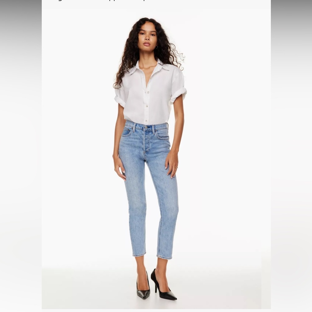 Aritzia Denim Forum Yoko High Rise Slim Jeans Size 27